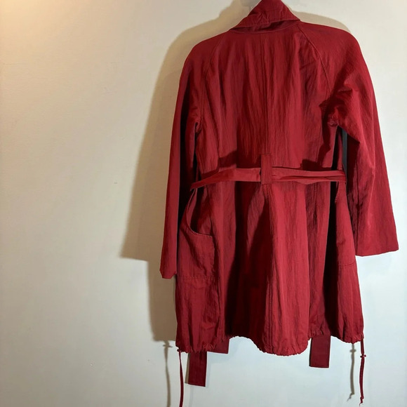VIVIAN SHYU Sz M (estimated) High Collar with Drawstrings Lined Rain Jackets - Picture 7 of 7